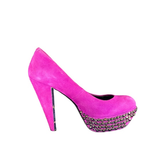 Sam Edelman Fuschia Platform Pumps - Picture 9 of 14